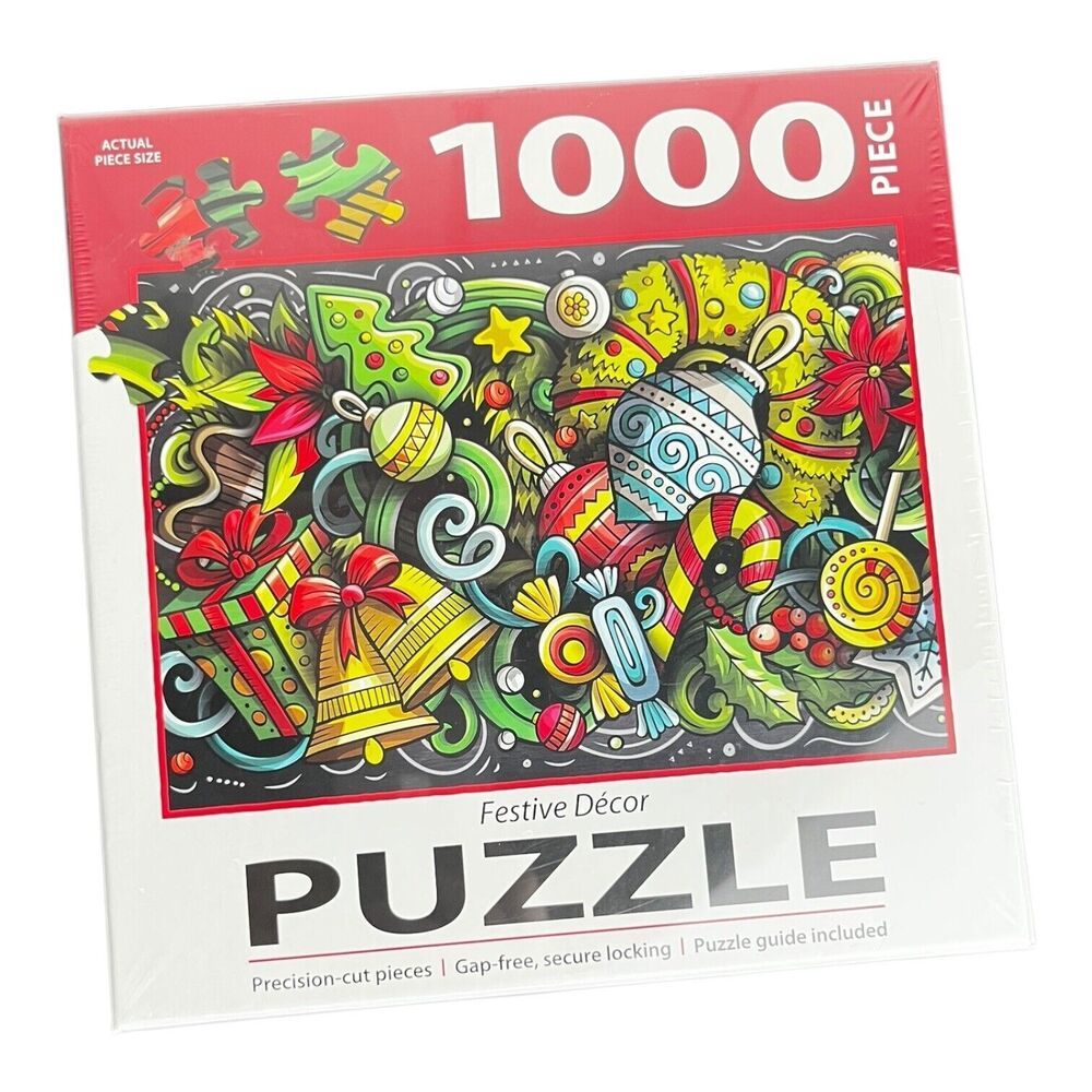 New in Box Festive Decor 1000 Piece Jigsaw Puzzle by Turner